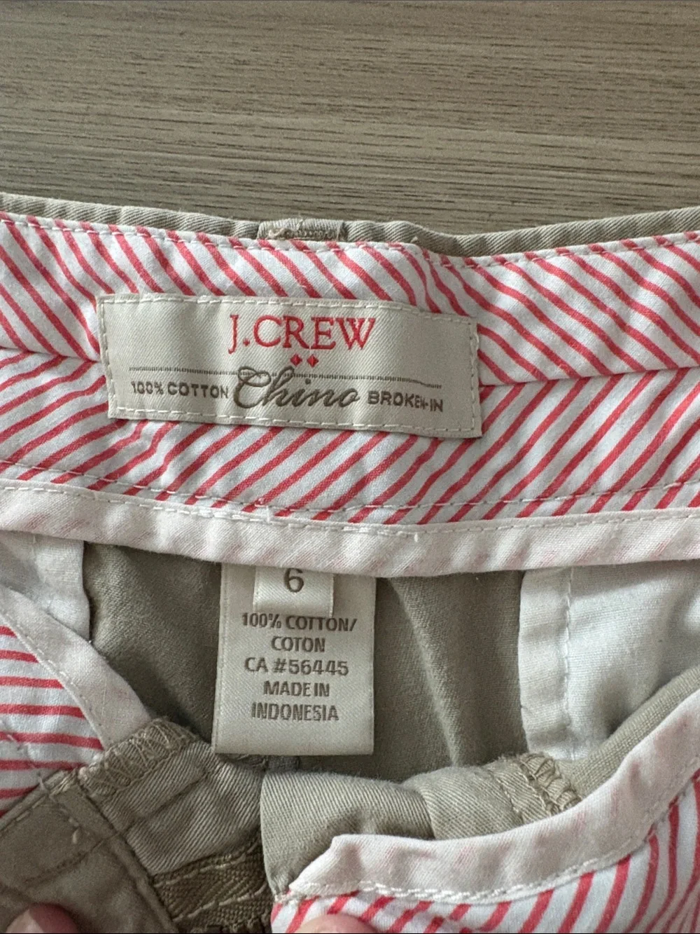 J. Crew Beige Casual Cotton Bermuda Shorts